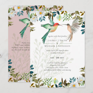 Beautiful HUMMINGBIRDS Couple Wedding