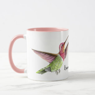 beautiful Hummingbirds in flight Mug