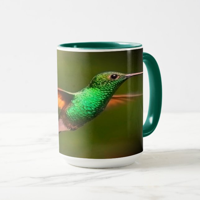 Beautiful hummingbirds mug (Front Right)