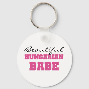 Beautiful Hungarian Babe Key Ring