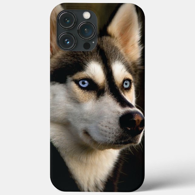 Beautiful Husky Throw Pillow Case-Mate iPhone Case (Back)