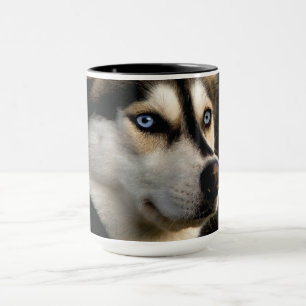 Beautiful Husky Throw Pillow Mug