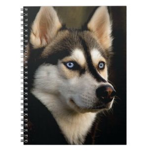Beautiful Husky Throw Pillow Notebook