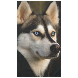 Beautiful Husky Throw Pillow Tablecloth
