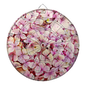 Beautiful Hydrangea Flowers Dartboard