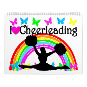 BEAUTIFUL I LOVE CHEERLEADING CALENDAR