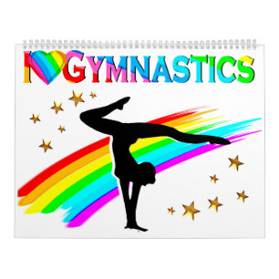 BEAUTIFUL I LOVE GYMNASTICS CALENDAR