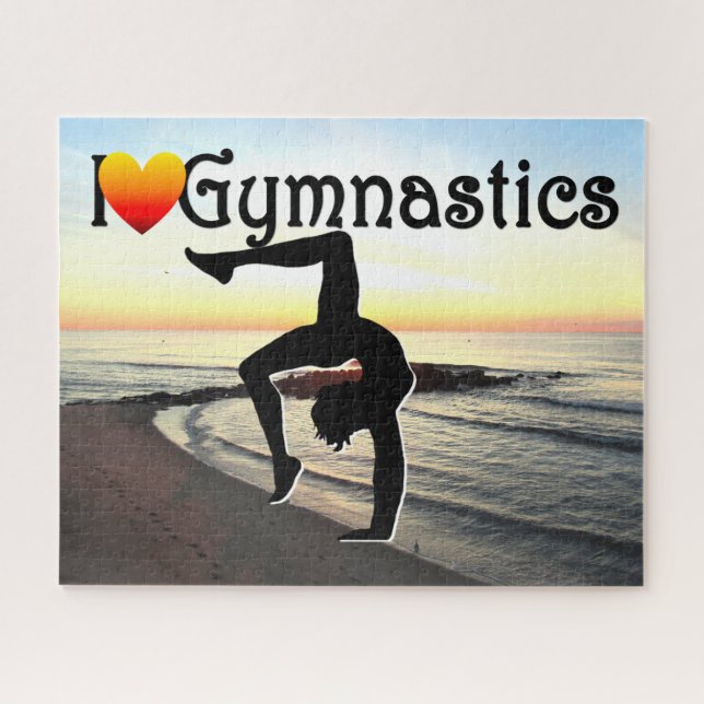 BEAUTIFUL I LOVE GYMNASTICS PUZZLE (Horizontal)