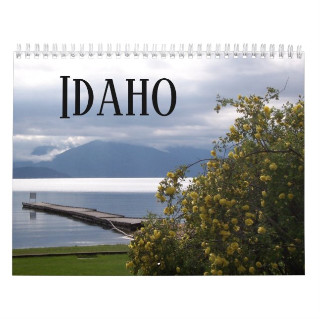 Beautiful Idaho Scenic Photography Calendar (Cover)