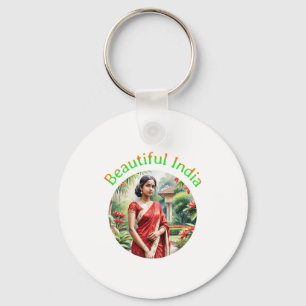 "beautiful India Key Ring