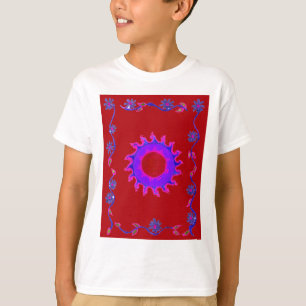 Beautiful Indian Motif Mehndi Art Design T-Shirt