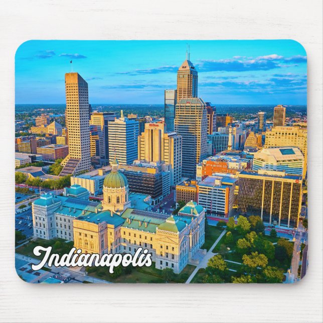 Beautiful Indianapolis, Indiana, United States Mouse Pad (Front)