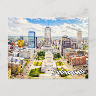Beautiful Indianapolis, Indiana, USA Postcard