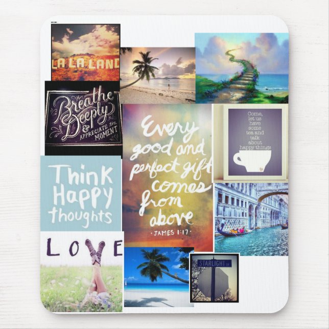 Beautiful Inspirational Mouse Pad (Front)