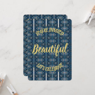 Beautiful Invitation - CUSTOMIZE It