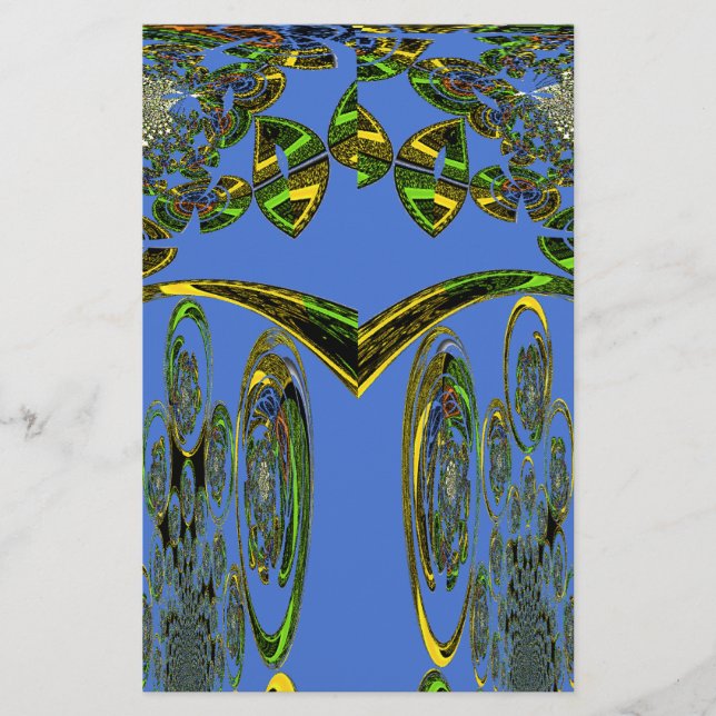 Beautiful Iridescent bluebirds design (Front)