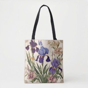 Beautiful Iris Flower Blooms Tote Bag
