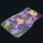 Beautiful Iris Flower Car Floor Mat Painting<br><div class="desc">Beautiful Iris Flower</div>