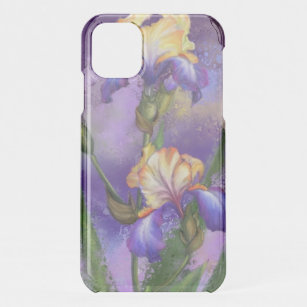 Beautiful Iris Flower - Migned Art Painting iPhone 11 Case