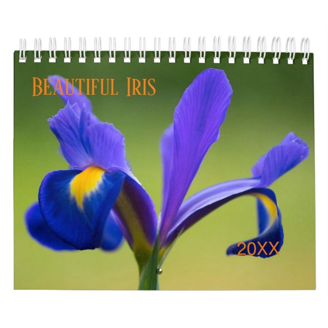 Beautiful Iris Photographic Calendar (Cover)