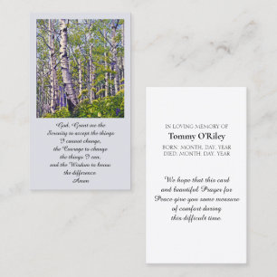 Beautiful Irish Blessing Purple Green Business Card