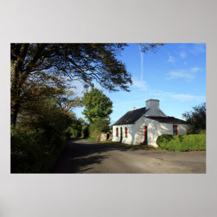Beautiful Irish Cottage Poster