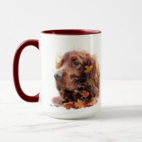 Beautiful Irish Red Setter