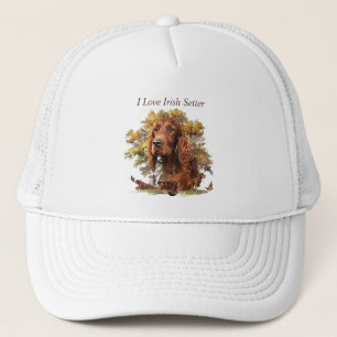 Beautiful Irish Red Setter Trucker Hat
