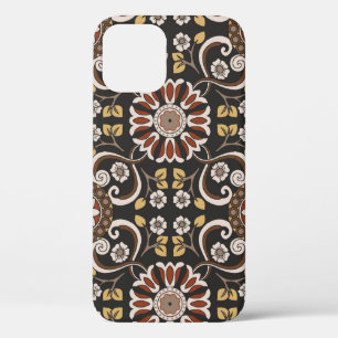 Beautiful islamic medallion seamless pattern texti iPhone 12 case