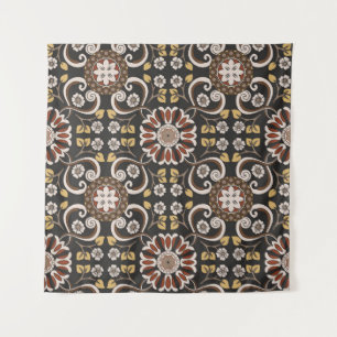 Beautiful islamic medallion seamless pattern texti tapestry