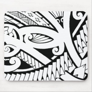 beautiful island tattoo designs modern black art mouse pad