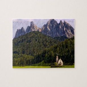 Beautiful isolated lonely church called Rainui 2 Jigsaw Puzzle