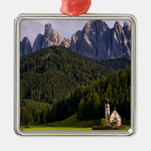 Beautiful isolated lonely church called Rainui 2 Metal Ornament