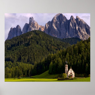 Beautiful isolated lonely church called Rainui 2 Poster