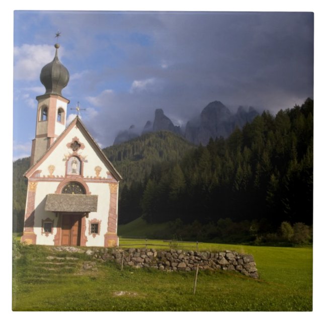 Beautiful isolated lonely church called Rainui Ceramic Tile (Front)