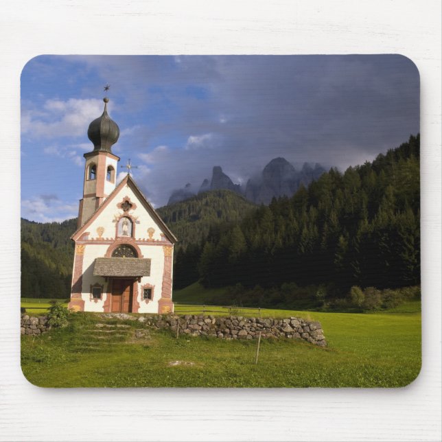 Beautiful isolated lonely church called Rainui Mouse Pad (Front)