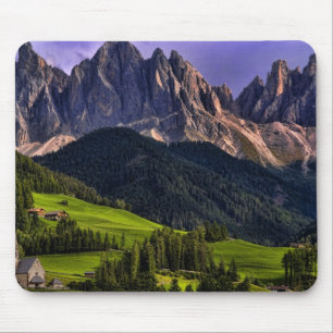 Beautiful isolated lonely church St Maddalena Mouse Pad