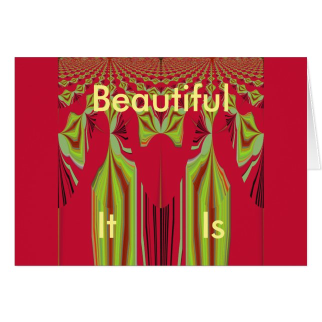 Beautiful It Is Nice and lovely Text (Front Horizontal)