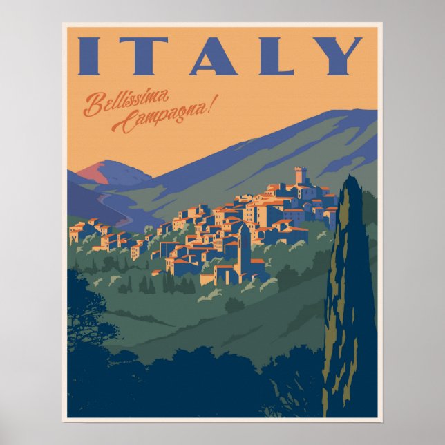 Beautiful Italian Countryside Poster (Front)