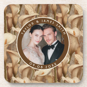 Beautiful Ivory Calla Lilies Sparkle Destination  Coaster