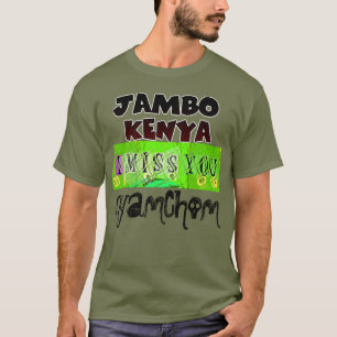 Beautiful Jambo Kenya Hakuna Matata Lovely Art  T-Shirt