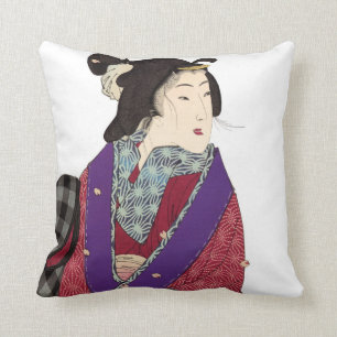 Beautiful Japanese Art Design Throw Pillows