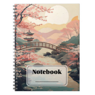 Beautiful Japanese Cherry Blossom Notebook