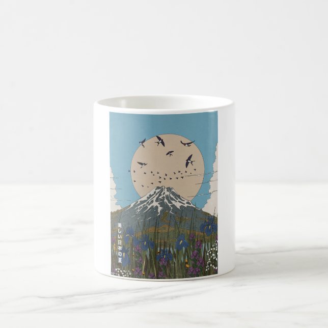 Beautiful Japanese Summer Coffee Mug (Center)