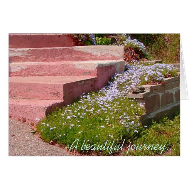 Beautiful Journey Begins with a Single Step - note (Front Horizontal)