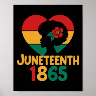 Beautiful Juneteenth Black Women Poster
