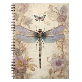 Beautiful Junk Journal With Dragonfly & Butterfly