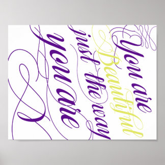 Beautiful Just the Way You Are Poster