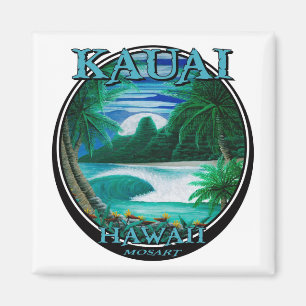 Beautiful kauai hawaii magnet