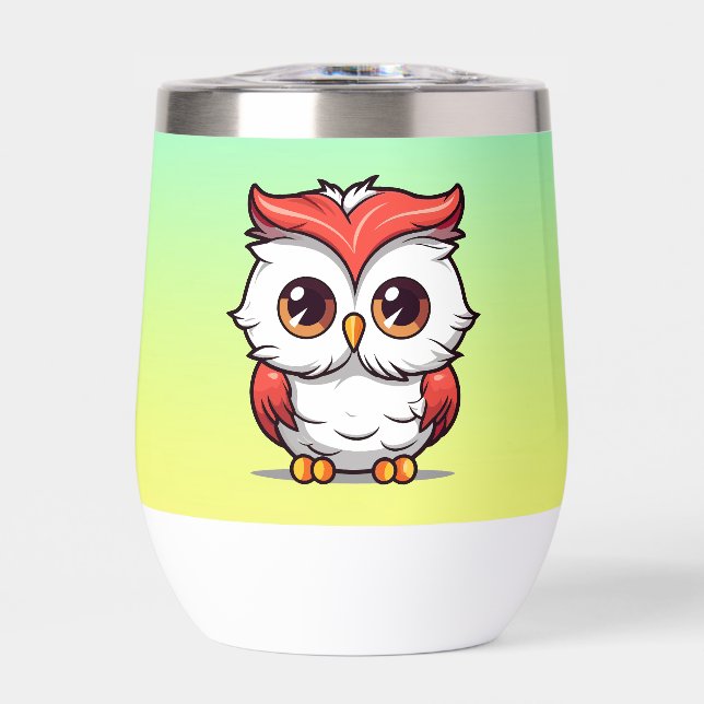 Beautiful Kawaii Style Owl Cartoon-77038 (Front)